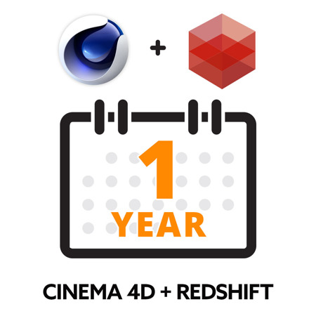 MaxonCinema 4D + Redshift 1 Year Subscription  (Teams License)